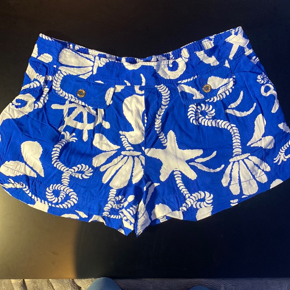 Lilly Pulitzer Stretchy Nautical Lounge Shorts